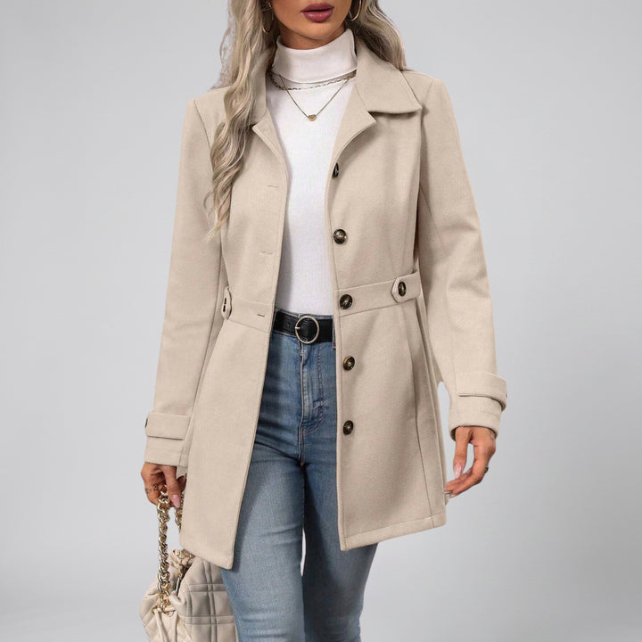 Women’s Tailored Single-Breasted Overcoat | Olamil