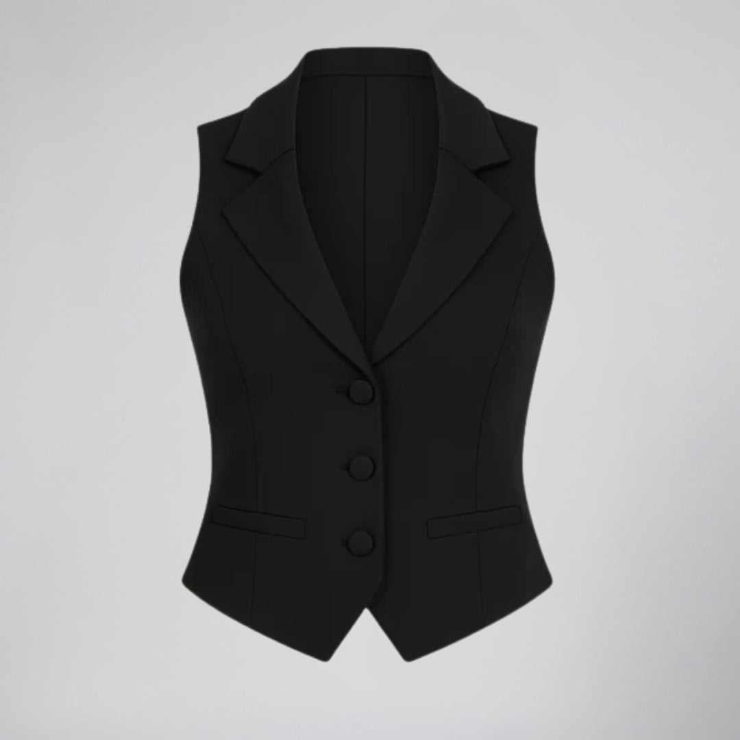 Women's Tailored Vest, Sleeveless Waistcoat | Olamil