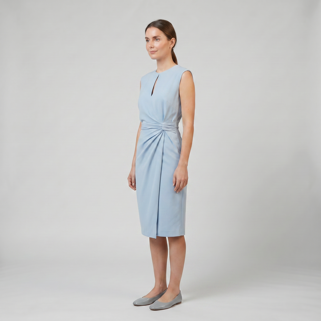 Women’s Sleeveless Pleated Midi Dress | Olamil