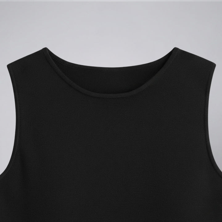 Women’s Sleeveless Round Neck Dress | Olamil