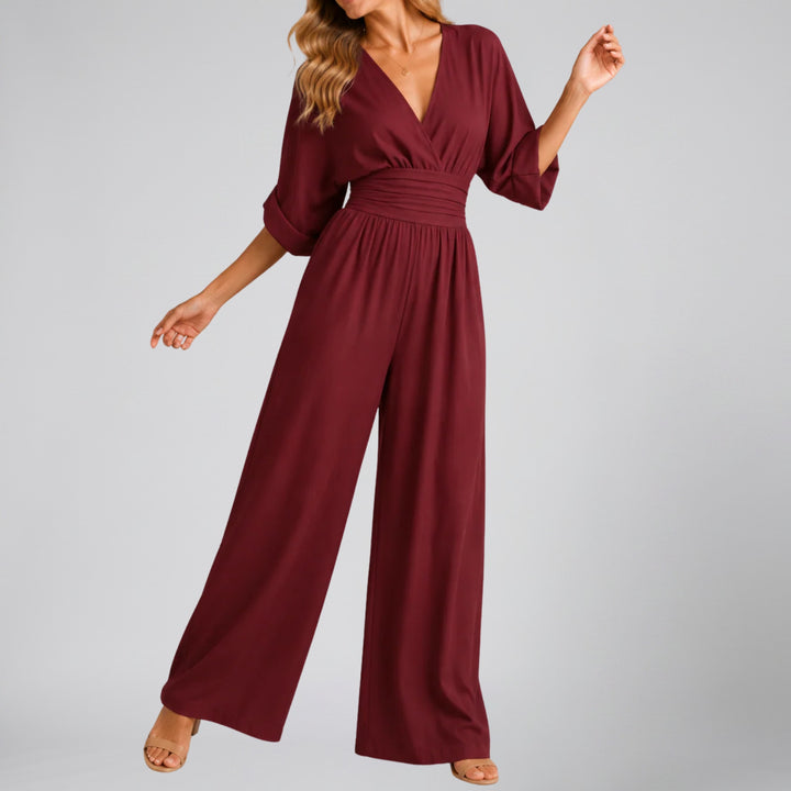 Women’s Tailored Wide-Leg Jumpsuit | Olamil
