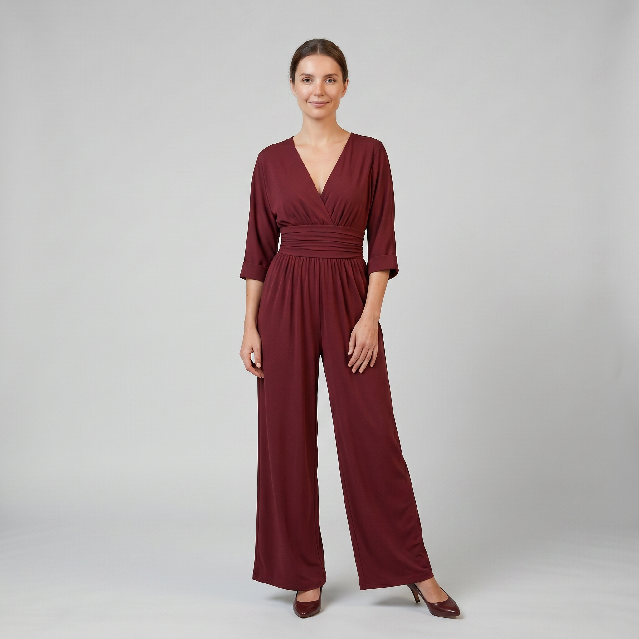 Women’s Tailored Wide-Leg Jumpsuit | Olamil