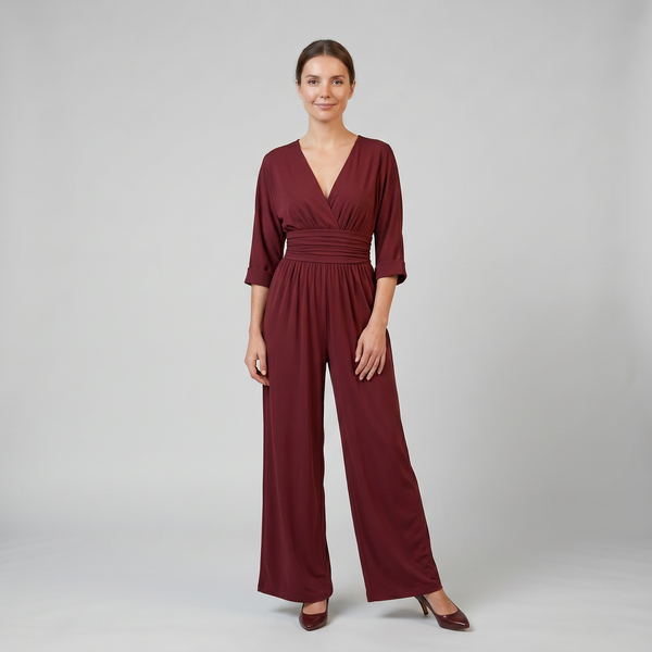 Women’s Tailored Wide-Leg Jumpsuit | Olamil