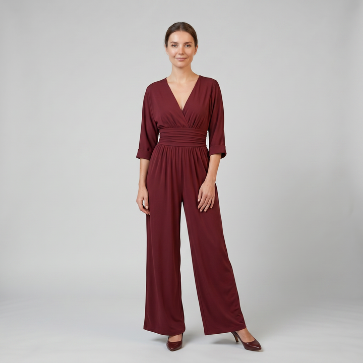 Women’s Tailored Wide-Leg Jumpsuit | Olamil