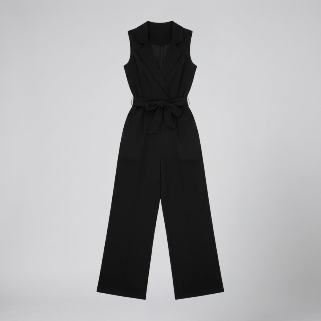 Women’s Tie-Waist Wrap Jumpsuit | Olamil