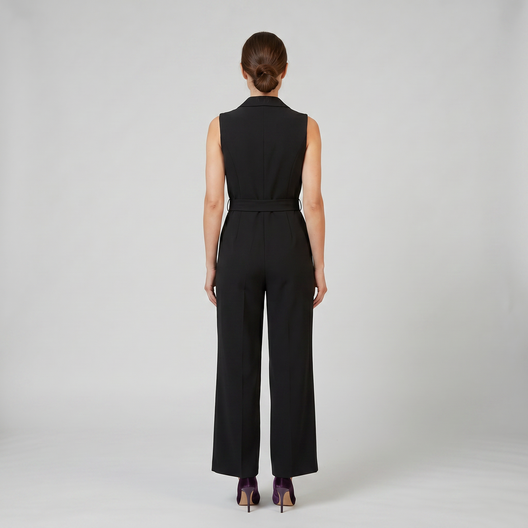 Women’s Tie-Waist Wrap Jumpsuit | Olamil