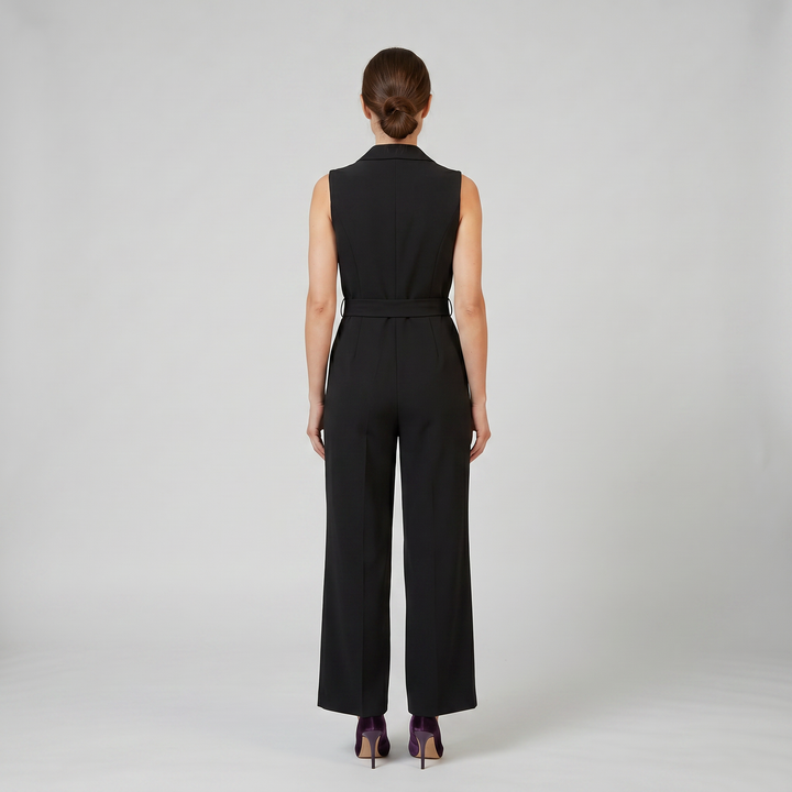 Women’s Tie-Waist Wrap Jumpsuit | Olamil