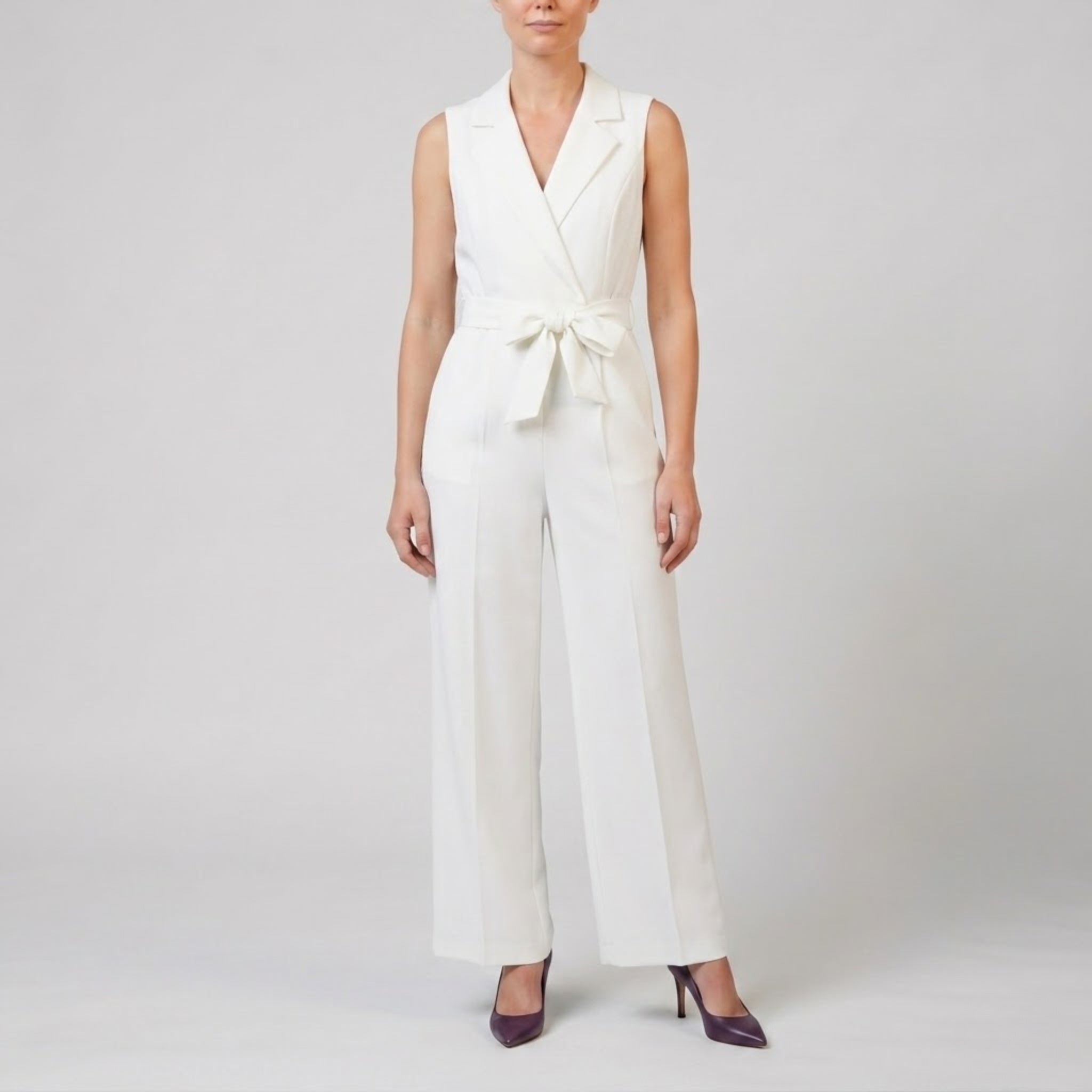 Women’s Tie-Waist Wrap Jumpsuit | Olamil