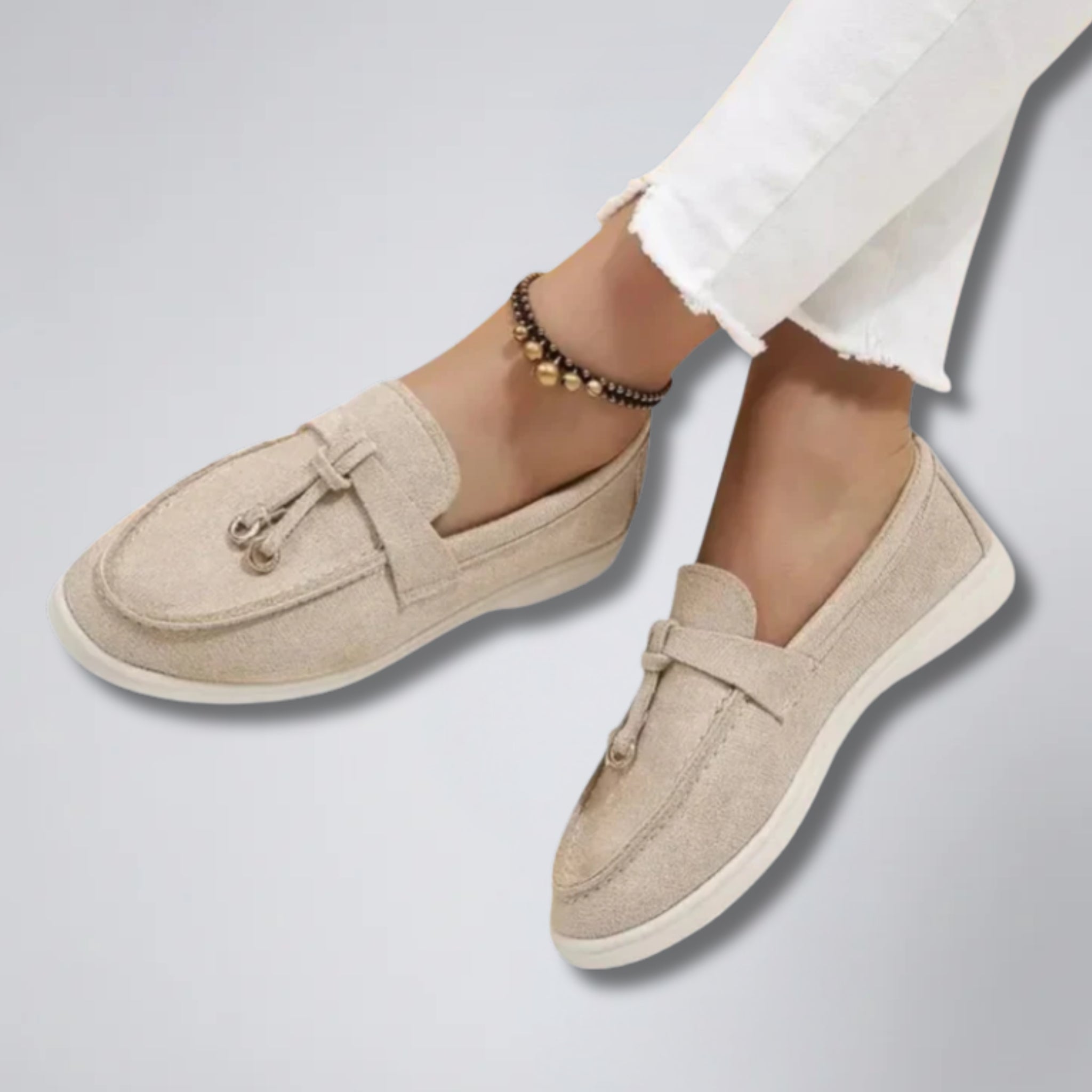 Olamil - Women’s Slip-On Tassel Detail Shoes