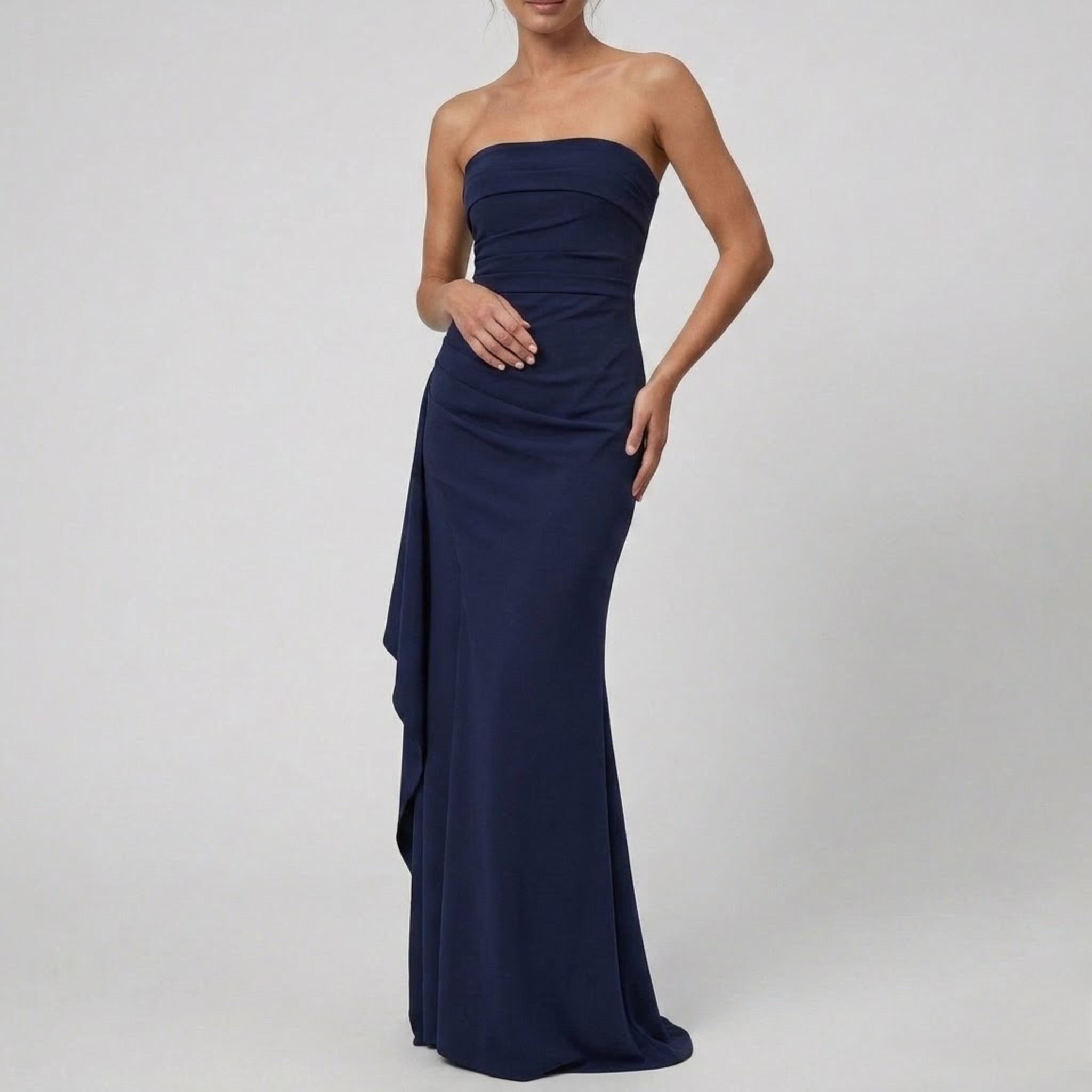 Women’s Ruched Bodycon Long Dress | Olamil