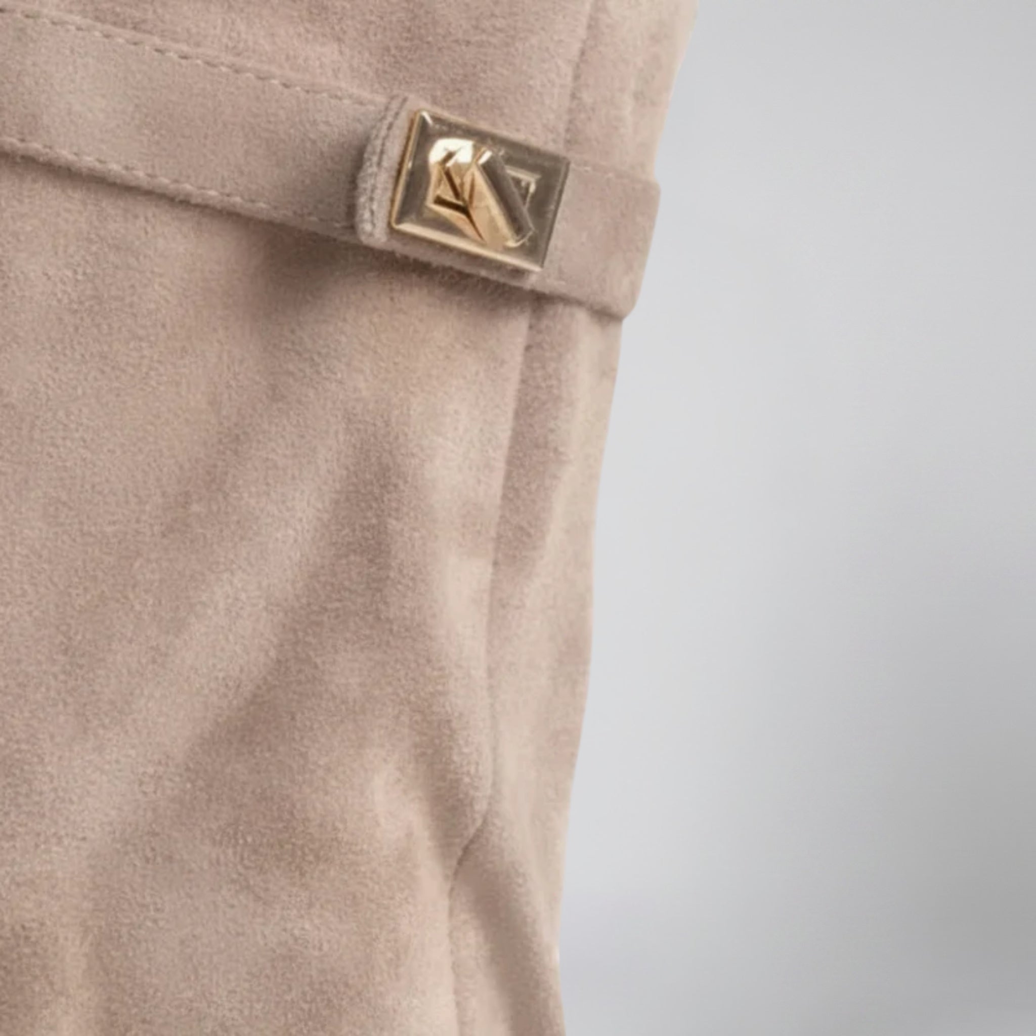 Women’s Suede Fold-Over Knee-High Boots | Olamil