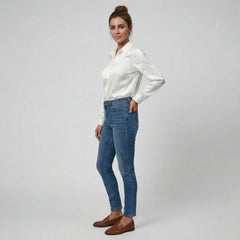 Women's Satin Blouse – Long Sleeve
