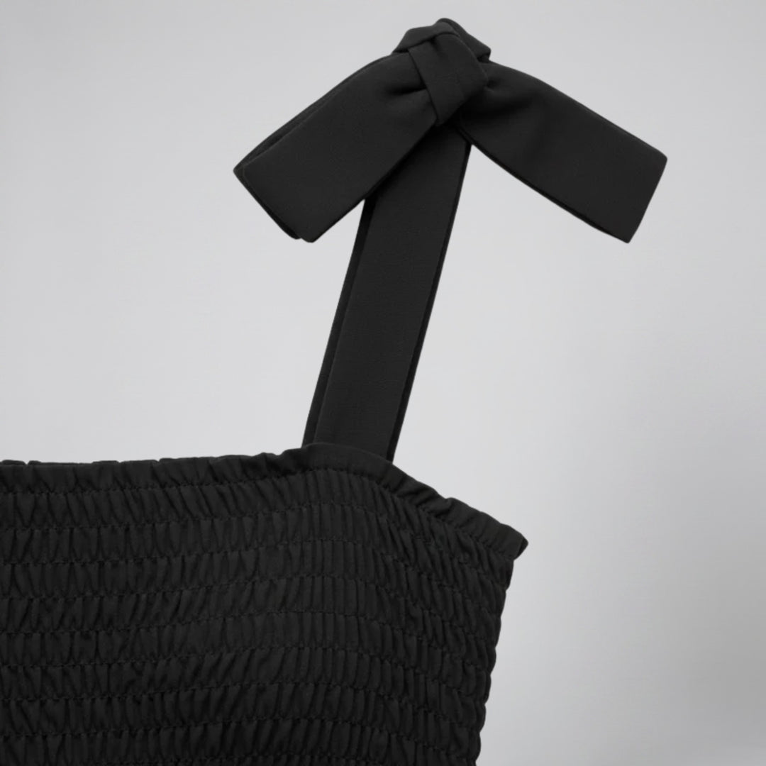 Women’s Tie-Strap Tiered Maxi Dress | Olamil