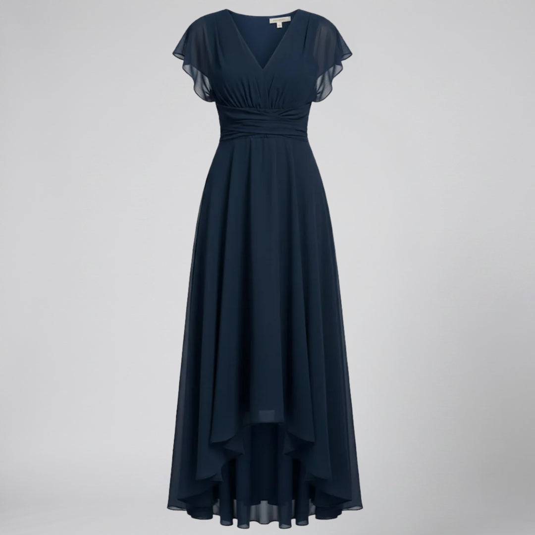 Women’s Chiffon High-Low Evening Dress | Olamil