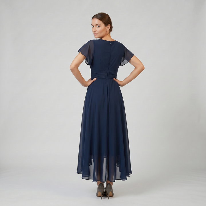 Women’s Chiffon High-Low Evening Dress | Olamil