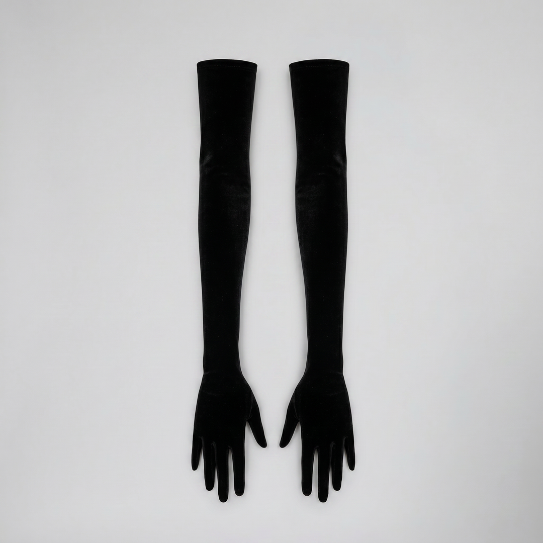 Women's Velvet Opera Gloves | Olamil