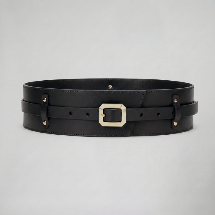 Women’s Wide Buckle Waist Cincher Belt | Olamil
