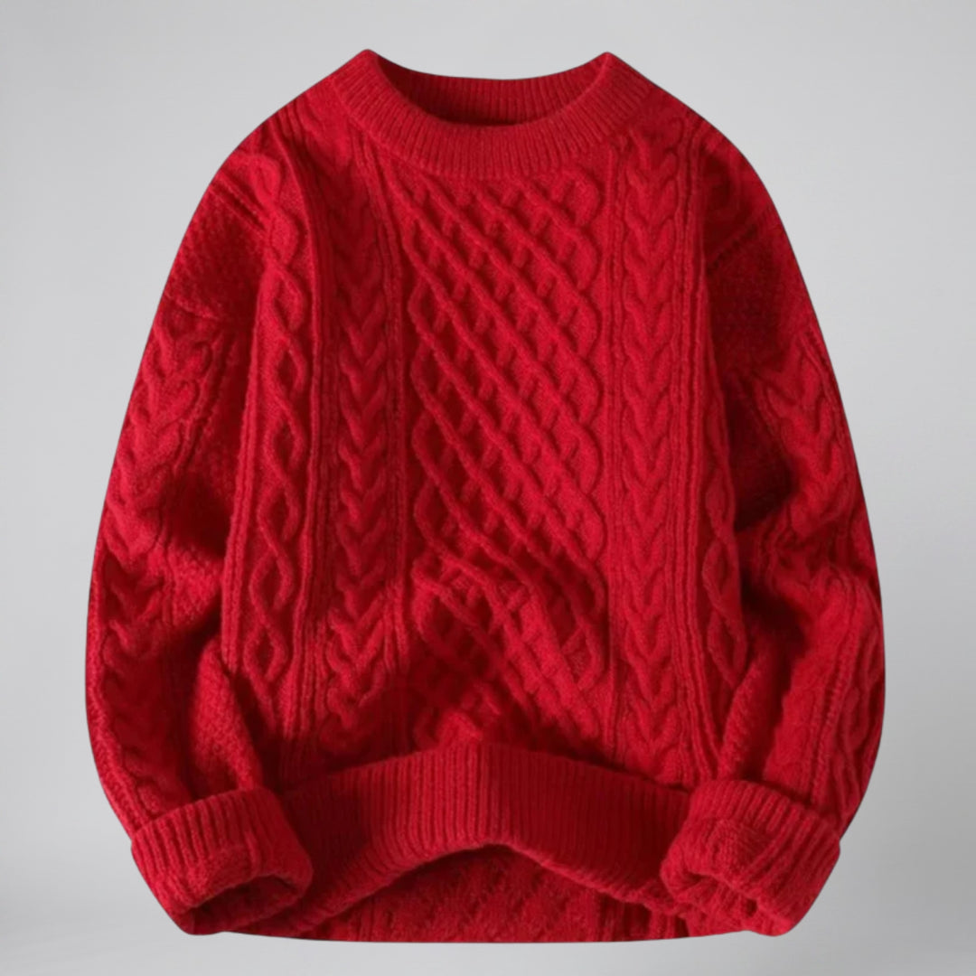 Women’s Wool-Blend Cable Knit Cardigan | Olamil